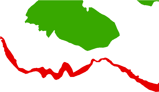 A Green And Red Line