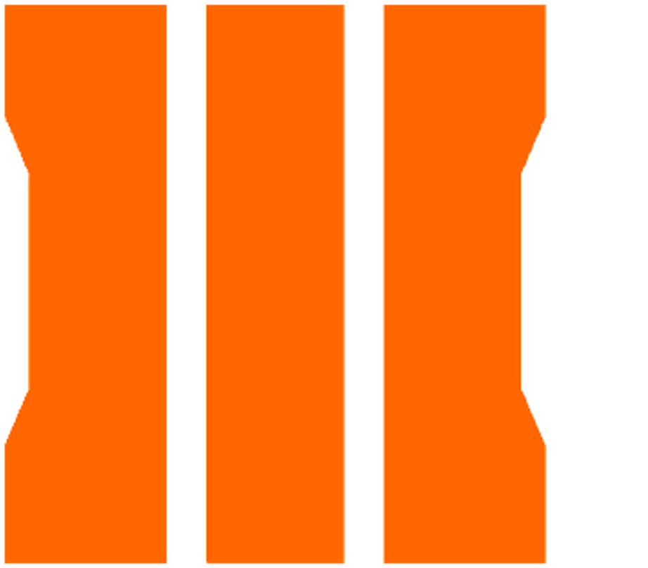 A Black And Orange Rectangles