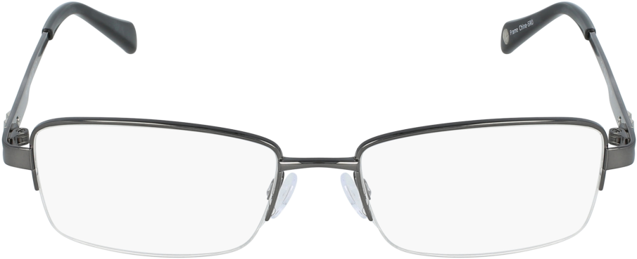 A Pair Of Glasses With Black Lenses