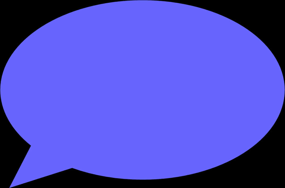 A Blue Oval Object With Black Background