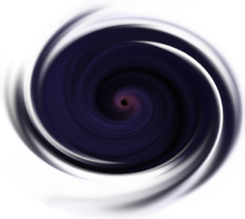 A Purple Spiral In Space