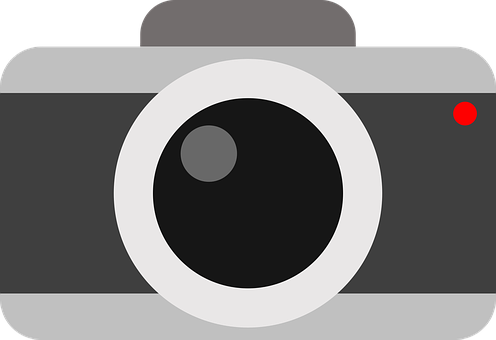 A Camera With A Black Background