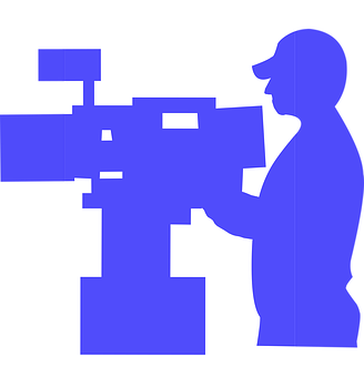A Silhouette Of A Man With A Camera