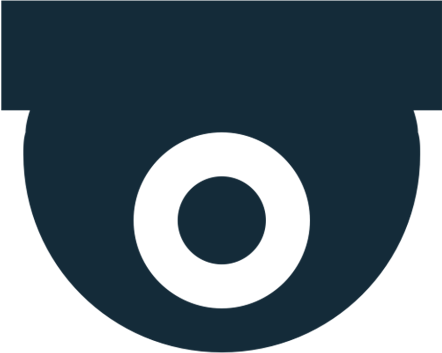 A Blue And Black Circle