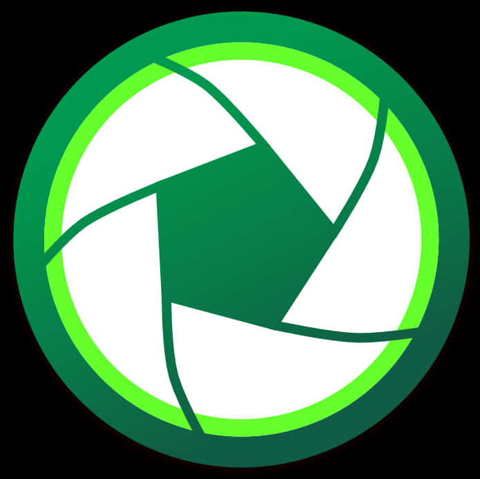 A Green And White Logo