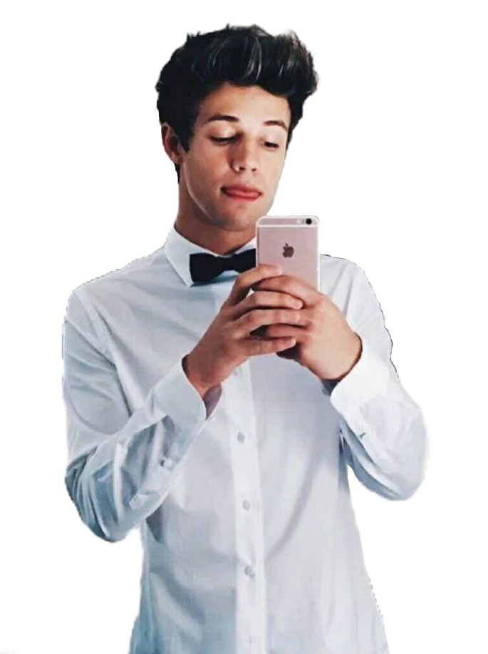 A Man In A Bow Tie Holding A Phone