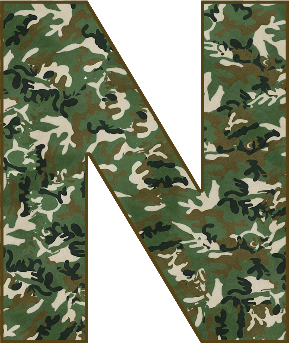 Camouflage Letter A Png, Transparent Png