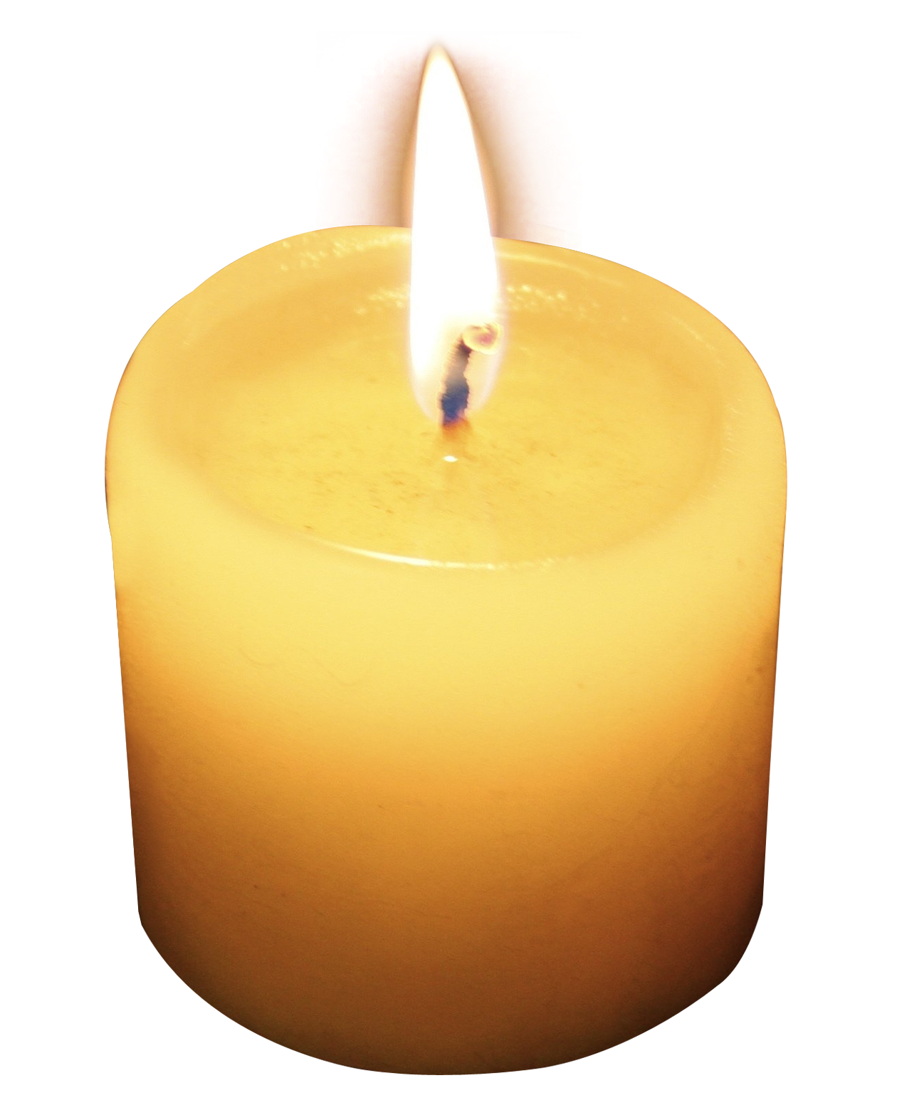 A Close Up Of A Candle