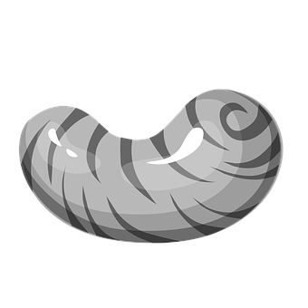 A Grey And White Object
