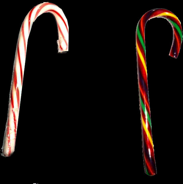 A Close Up Of Candy Canes