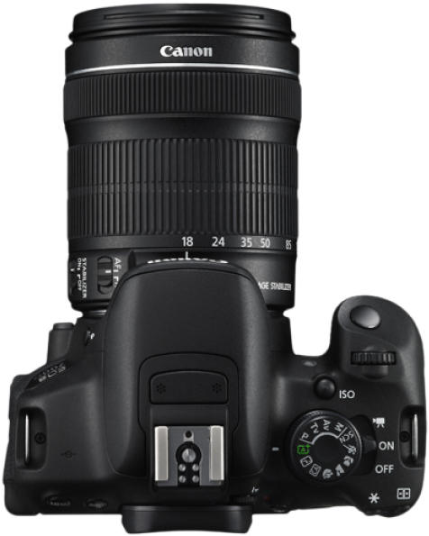 A Black Camera With A Lens