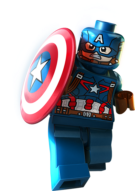 A Lego Figure Holding A Shield