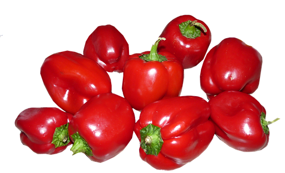 A Group Of Red Peppers