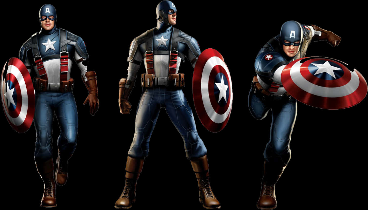 A Group Of Men In Superhero Clothing
