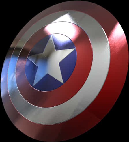 A Red White And Blue Shield With A Star