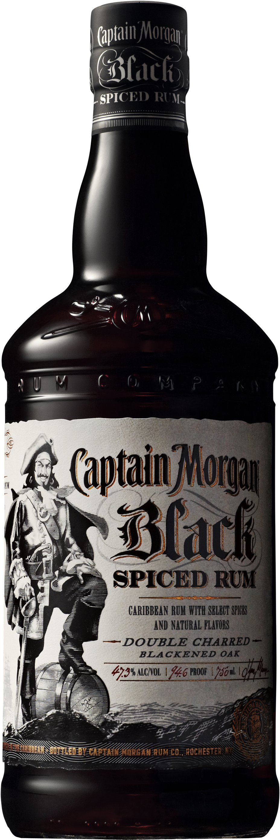 A Bottle Of Rum With A Pirate On It
