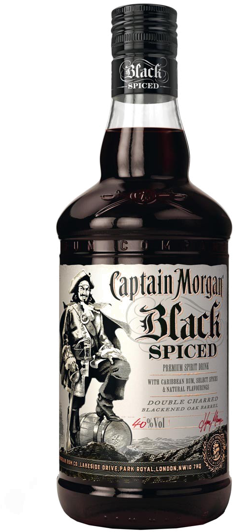 A Bottle Of Rum With A Pirate On It