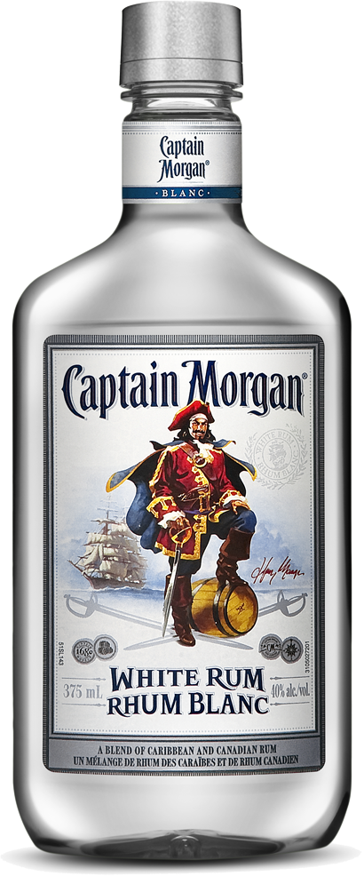 A Silver Bottle With A Pirate On It