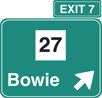 A Green Sign With A White Square And A Black Arrow