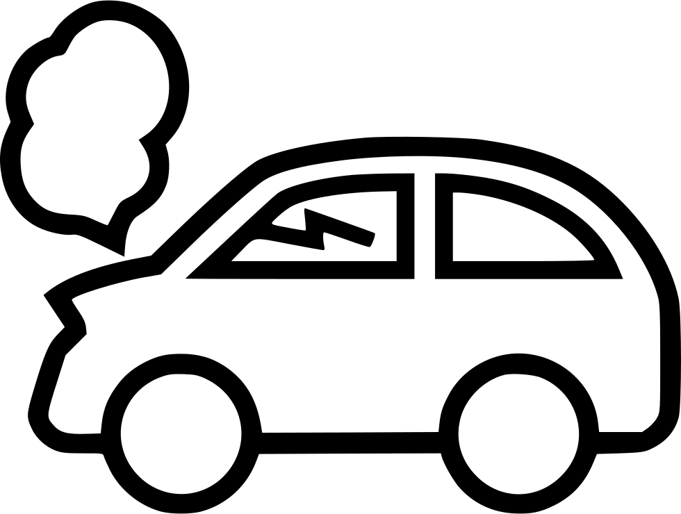 Car Accident - Car Clipart Black And White Png, Transparent Png
