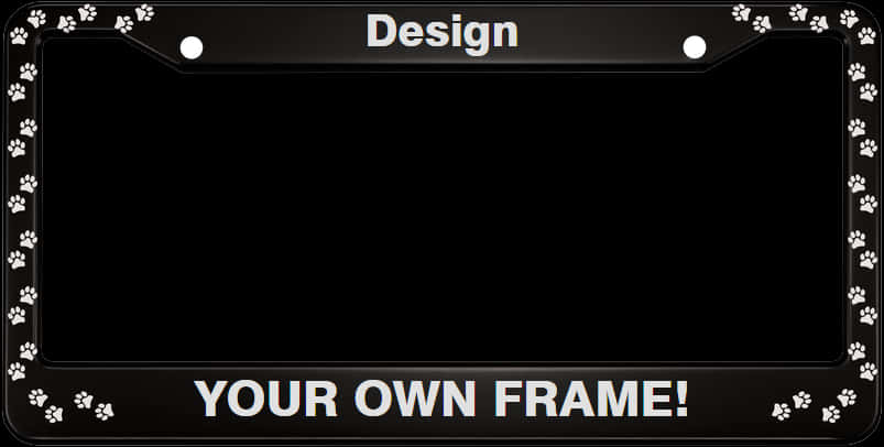 A Black Rectangular Frame With White Text