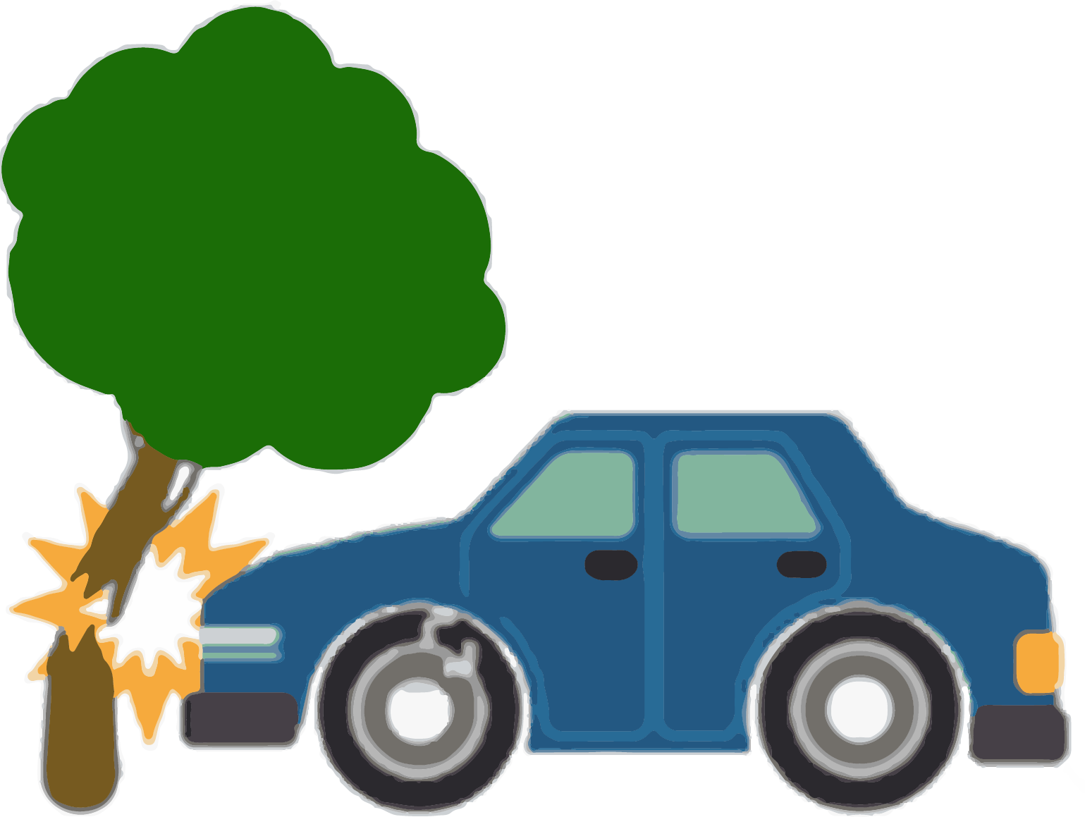 Car Wreck Clip Transparent Techflourish Collections - Car Crash Cartoon Png, Png Download