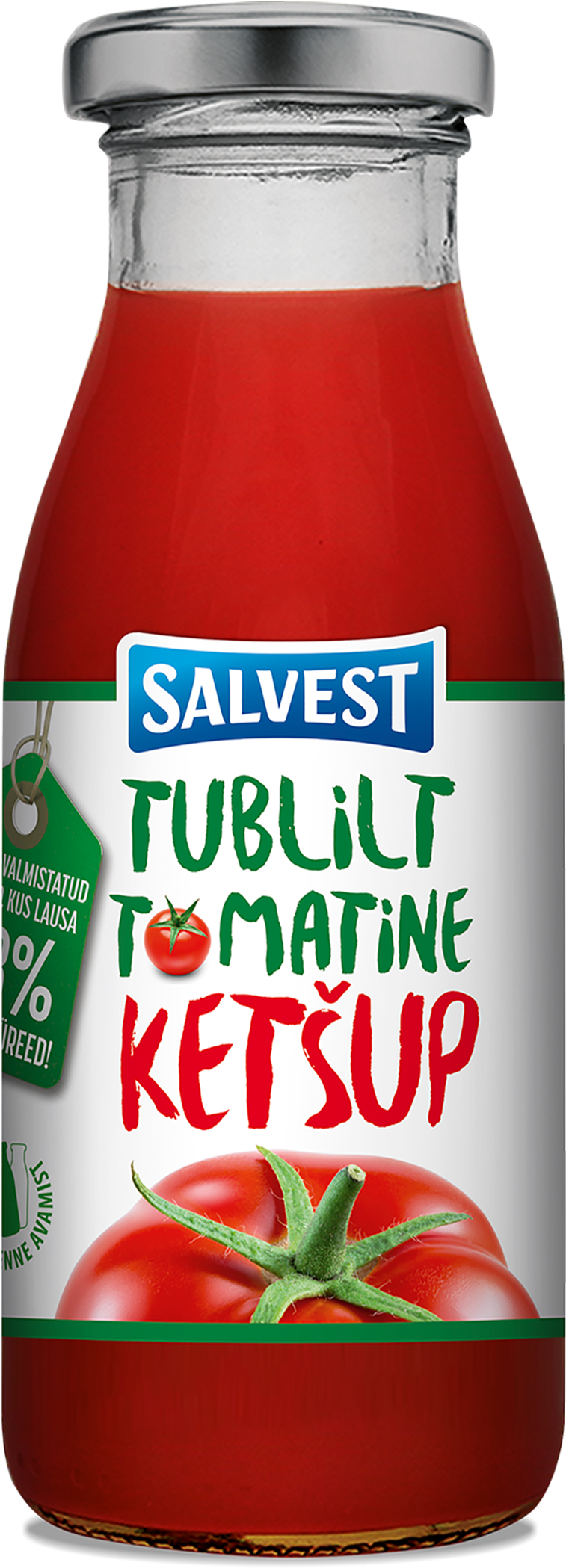 A Bottle Of Ketchup With A Label