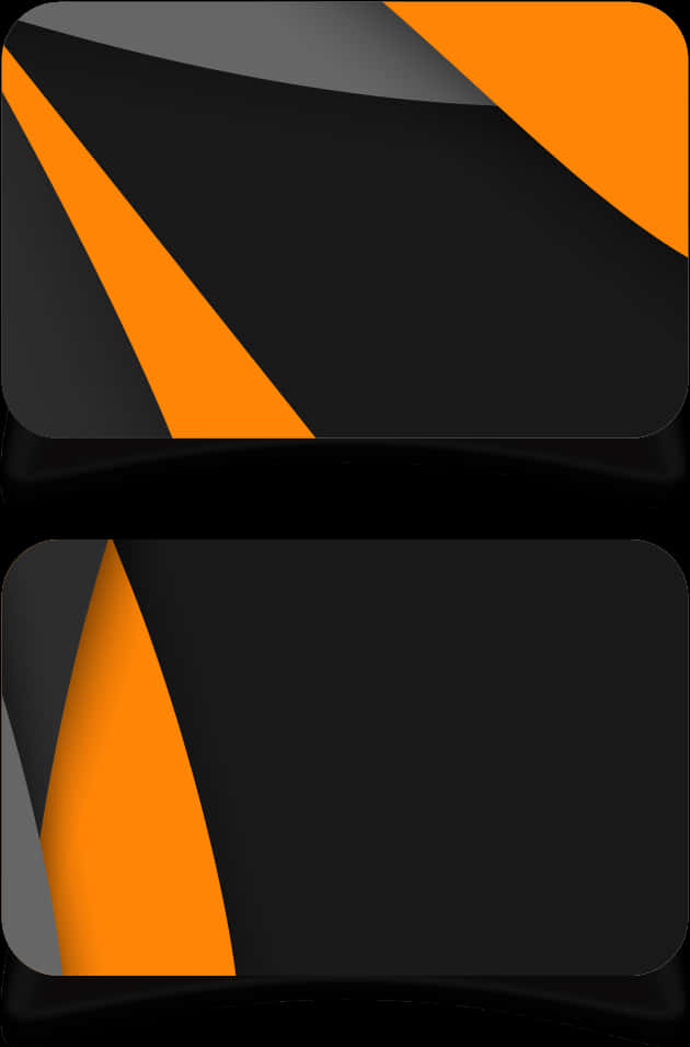 A Black And Orange Rectangles
