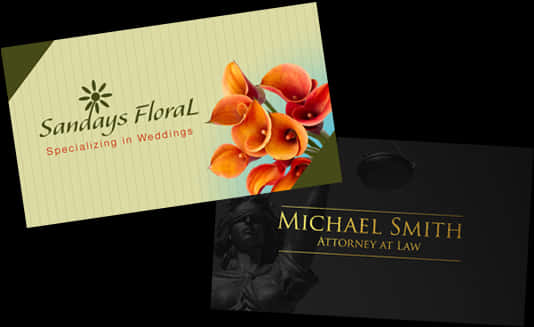 A Close-up Of A Business Card