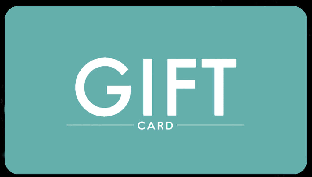 A Blue And White Gift Card