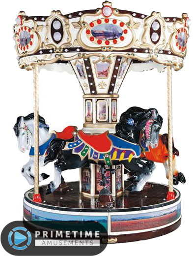 A Carousel With Horses On It