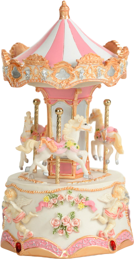 A Carousel With Horses On It