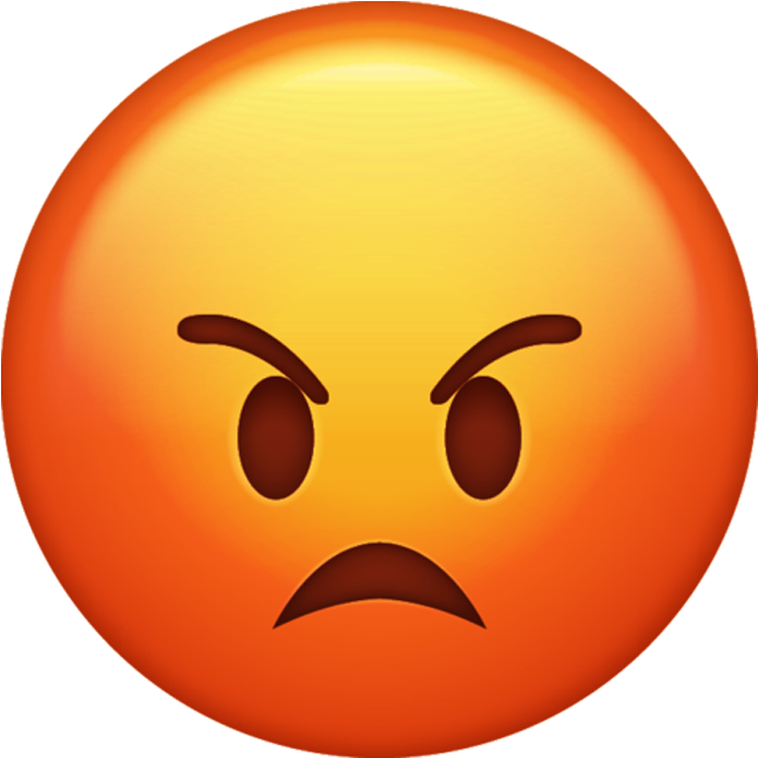 Cartoon Angry Emoji Pictures To Pin On Pinterest Thepinsta - Angry Emoji Transparent Background, Hd Png Download