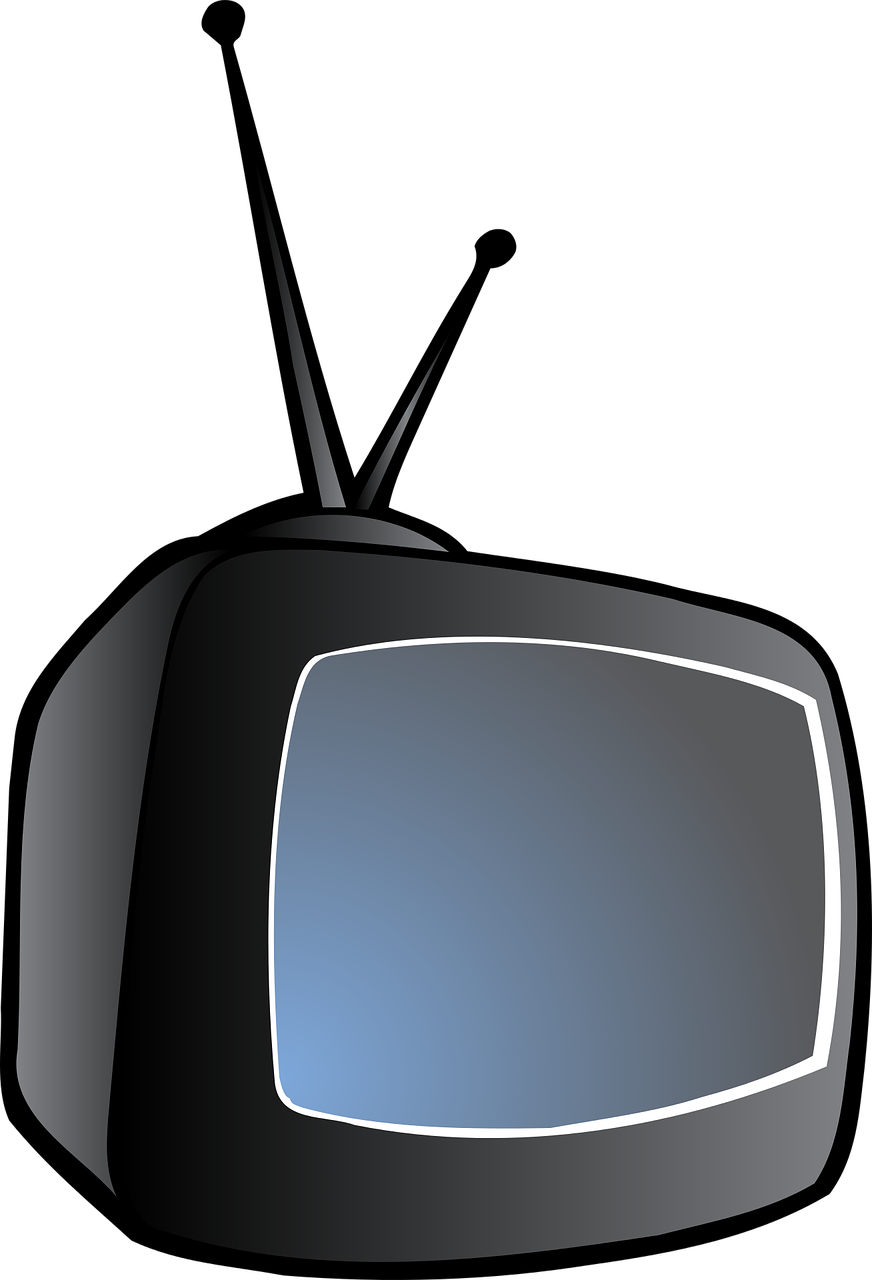 A Black And White Television