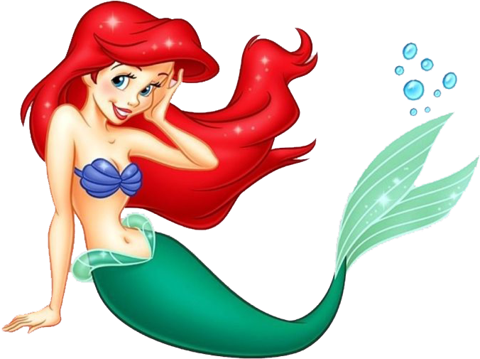 Cartoon Characters Little Mermaid , Png Download - Clipart Mermaid, Transparent Png
