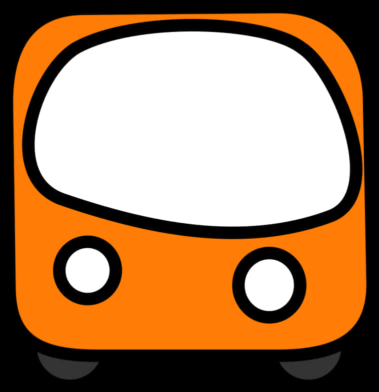 Cartoon Front Of A Bus, Hd Png Download