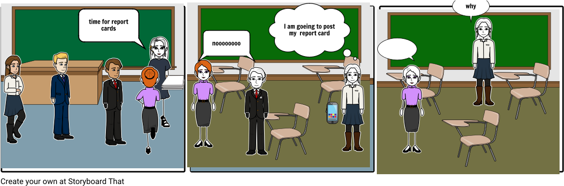 Cartoon Of People In A Classroom