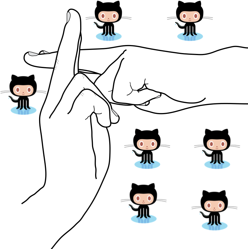 A Cartoon Of Hands Making A Finger Gesture