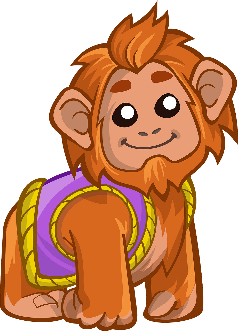 Cartoon Of A Monkey
