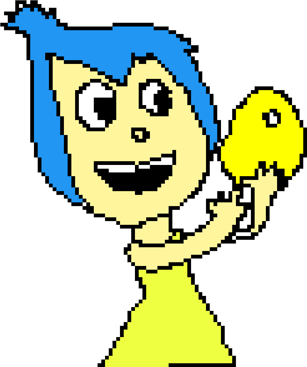 A Cartoon Of A Woman Holding A Yellow Bird