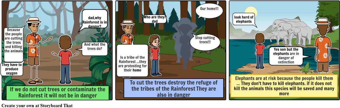 A Cartoon Of A Boy And A Girl In The Forest