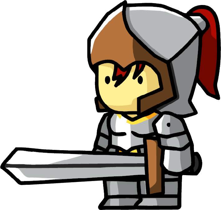 A Cartoon Of A Knight