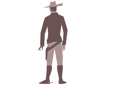 A Man In A Cowboy Hat