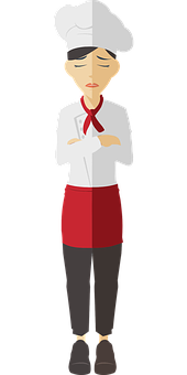 A Man Wearing A Chef Uniform