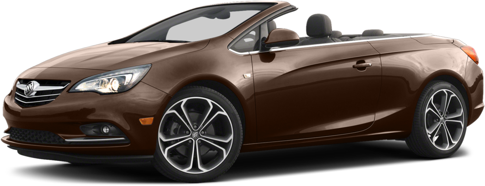 A Brown Convertible Car With A Black Background
