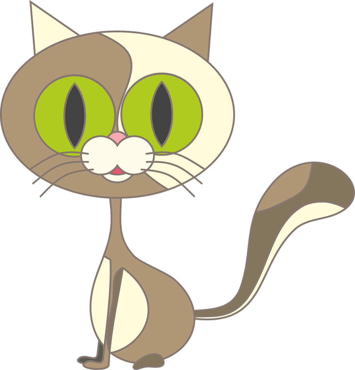 Cat Drawing Png 1230 X 1280