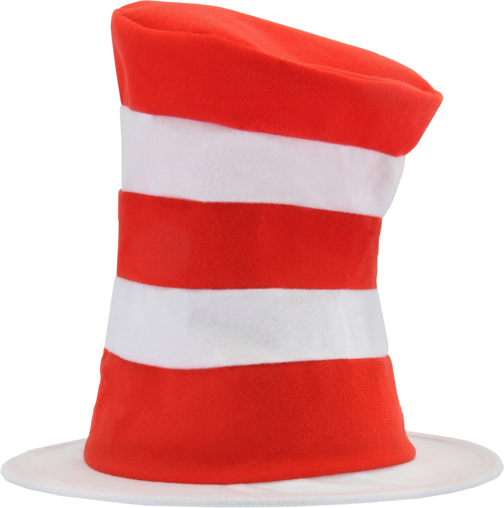 A Red And White Striped Hat