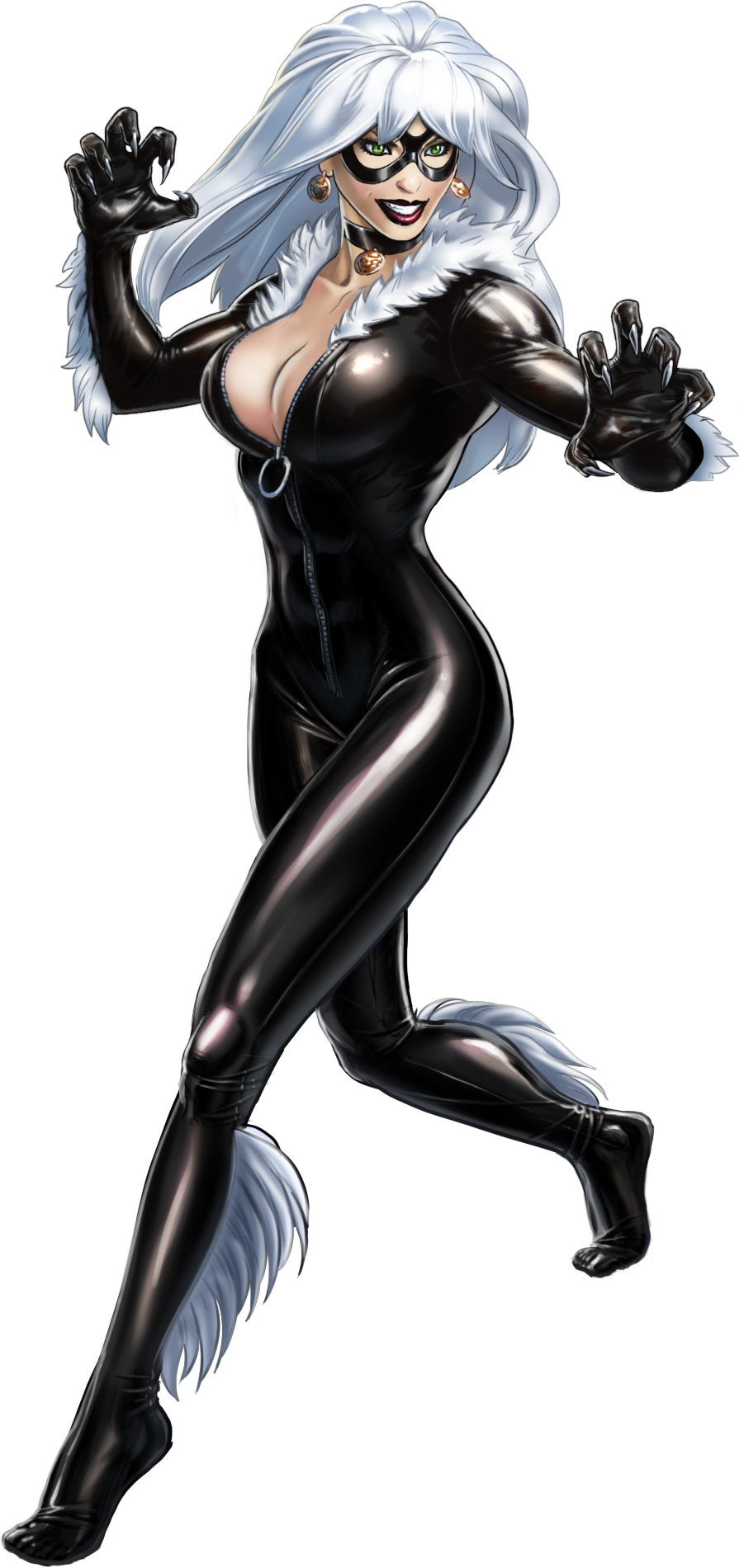 Catwoman Transparent Black Cat Marvel - Black Cat Marvel Alliance, Hd Png Download
