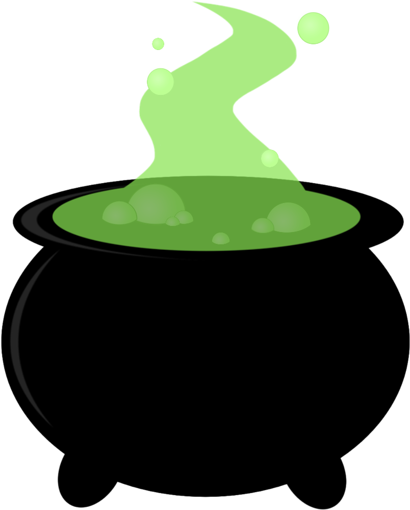 A Cartoon Of A Person's Cauldron
