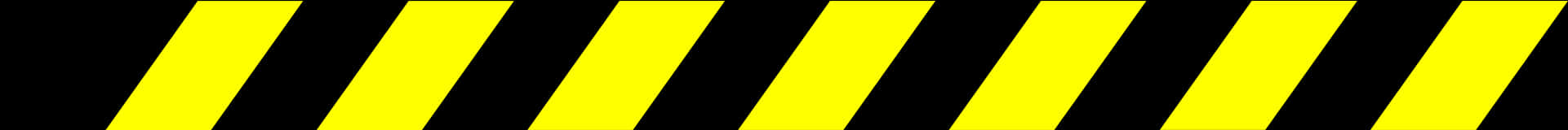 A Black And Yellow Striped Sign